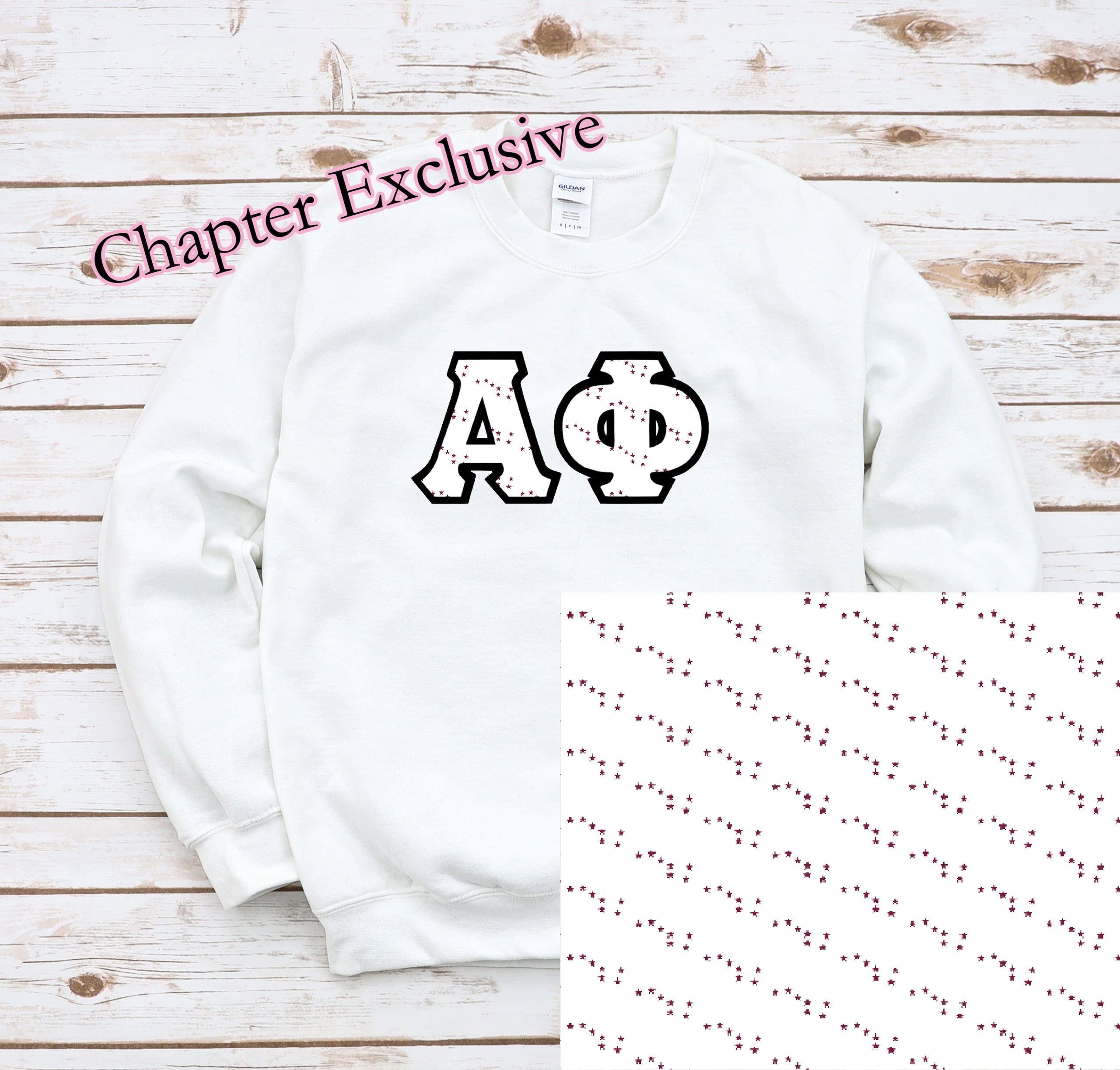 Alpha phi clearance apparel